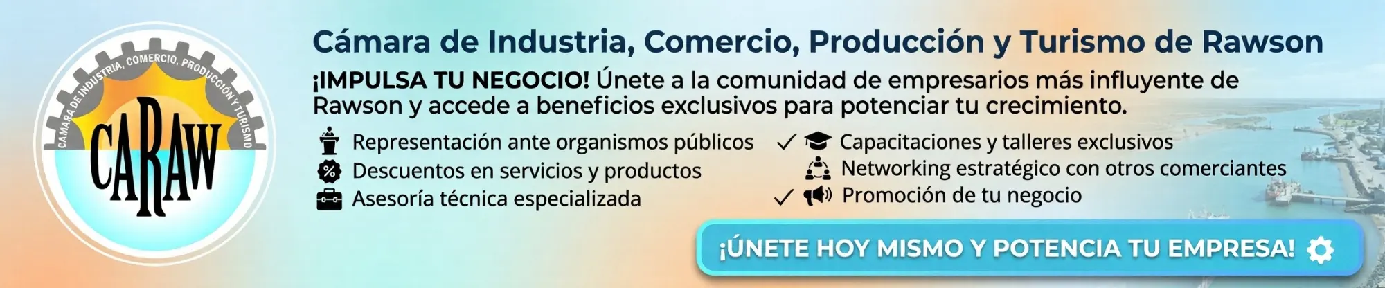 C谩mara de Comercio Rawson - Asociate